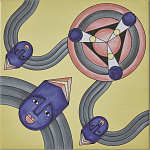 Плитка дизайнерская с узором Дива варинант исполнения - 4 | Loft Concept в Саратове