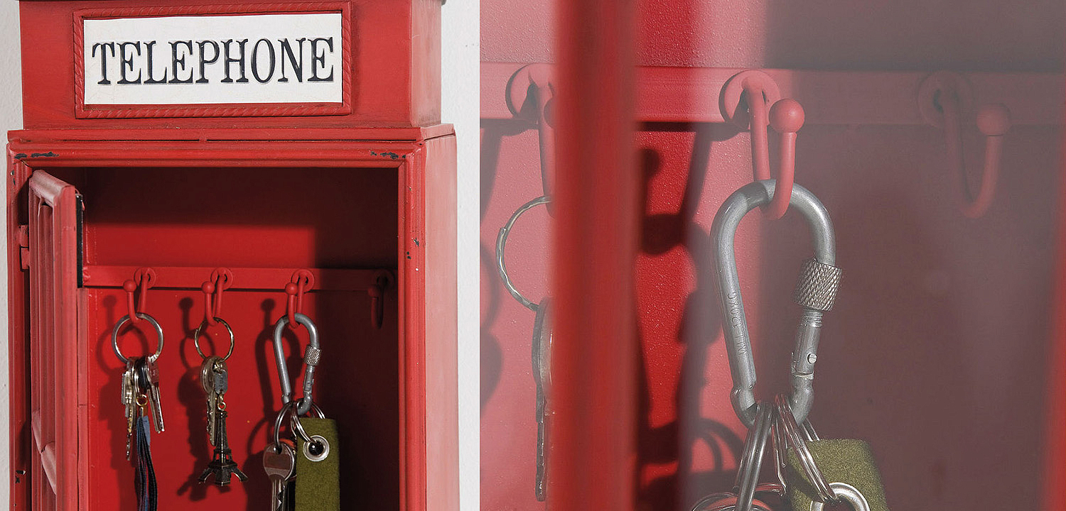 Ключница Red Telephone Box - Loft-Concept в Саратове