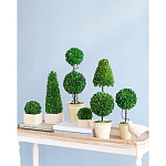 Декоративный искусственное растение Single boxwood варинант исполнения - 10 | Loft Concept в Саратове