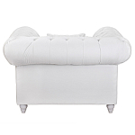 Кресло низкое с мягкой обивкой из велюра на 4-х ножках из массива березы Sophie Armchair white варинант исполнения - 3 | Loft Concept в Саратове