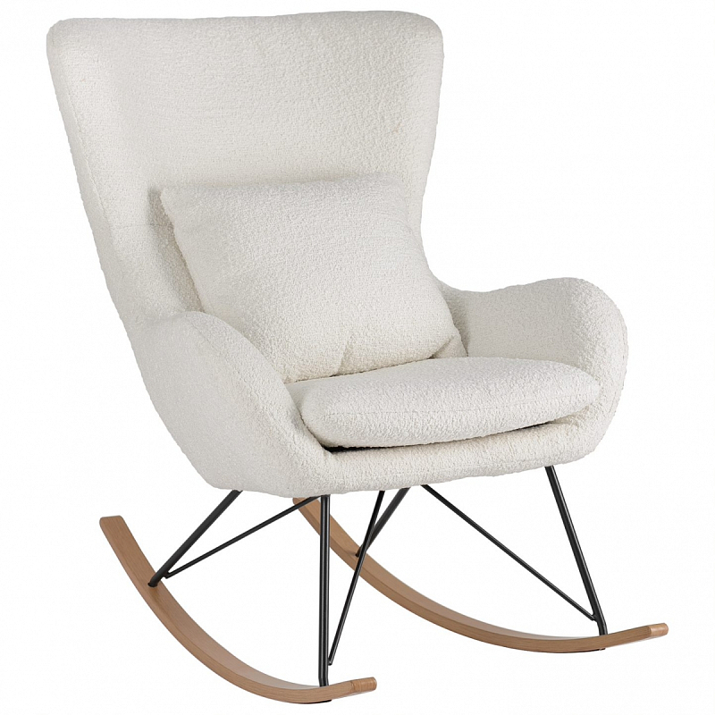Rocking chair DORIA Кресло-Качалка Молочный Rocking chair DORIA Кресло-Качалка Молочный в Саратове | Loft Concept