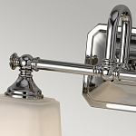 Бра для ванных комнат с квадратными матовыми плафонами на основании цвета хром Feiss варинант исполнения - 3 | Loft Concept в Саратове