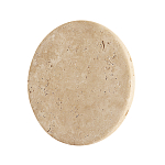 Бра с круглым плафоном из травертина Shaw Marble Lighting варинант исполнения - 1 | Loft Concept в Саратове