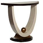 Консоль на полукруглой основе Stylish Pearl варинант исполнения - 1 | Loft Concept в Саратове