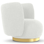 Кресло с обивкой букле Ambrose Boucle Armchair варинант исполнения - 3 | Loft Concept в Саратове