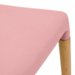Пластиковый стул на ножках из массива бука Ferret Pink варинант исполнения - 7 | Loft Concept в Саратове