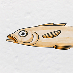 Плитка с узором Рыба Русалка варинант исполнения - 5 | Loft Concept в Саратове