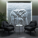 Барельеф ELEPHANTS варинант исполнения - 3 | Loft Concept в Саратове