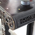 Черная резная консоль в Китайском стиле из массива Black Dragon Console варинант исполнения - 4 | Loft Concept в Саратове