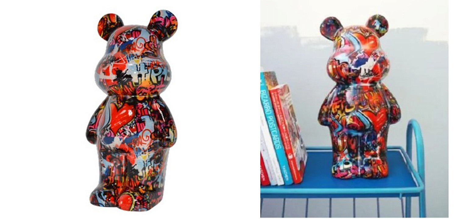 Статуэтка Graffiti Bear red Статуэтка Graffiti Bear red - Loft-Concept в Саратове