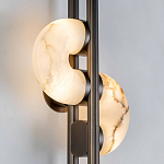 Бра  с фигурным мраморным рассеивателем Spiral of Warm Light варинант исполнения - 3 | Loft Concept в Саратове