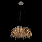 Люстра круглая подвесная с металлическими дугами и длинными цепочками 80 см Atlantis Chain варинант исполнения - 5 | Loft Concept в Саратове