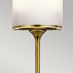 Бра вертикальное с белым полукруглым плафоном и длинным стержнем S Kichler варинант исполнения - 4 | Loft Concept в Саратове