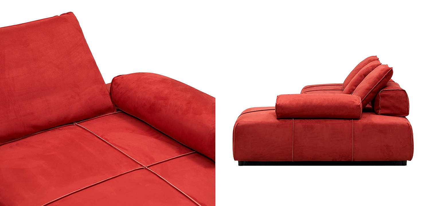 Угловой диван Quinn Red Sofa Угловой диван Quinn Red Sofa - Loft-Concept в Саратове