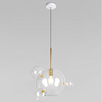 Подвесной светильник со стеклянными плафоном в виде шара и золотыми деталями & Coombes варинант исполнения - 1 | Loft Concept в Саратове