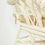 Комплект обеденный из ротанга Eloise grand white варинант исполнения - 9 | Loft Concept в Саратове