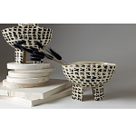 Чаша на ножках для фруктов или сухофруктов "Лонерно" варинант исполнения - 3 | Loft Concept в Саратове