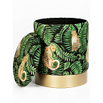 Пуф Leopards in the ferns варинант исполнения - 2 | Loft Concept в Саратове