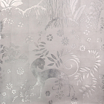 Обои ручная роспись в стиле Арт-деко Rateau Bas Relief on Tarnished Silver gilded paper варинант исполнения - 2 | Loft Concept в Саратове