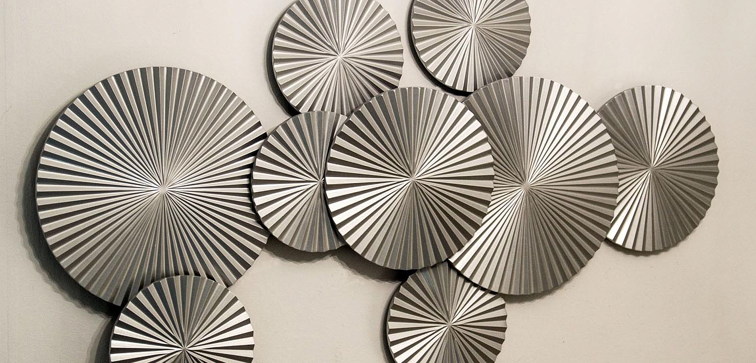 Арт-объект Apollo Silver Wall Plaque Disc 9 Арт-объект Apollo Silver Wall Plaque Disc 9 - Loft-Concept в Саратове