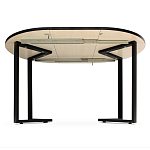 Стол обеденный раздвижной со столешницей бежевый мрамор Magali варинант исполнения - 3 | Loft Concept в Саратове