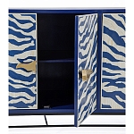 Буфет в гостиную с инкрустацией Bone Inlay Deco Sideboard - Orleans ZEBRA варинант исполнения - 2 | Loft Concept в Саратове