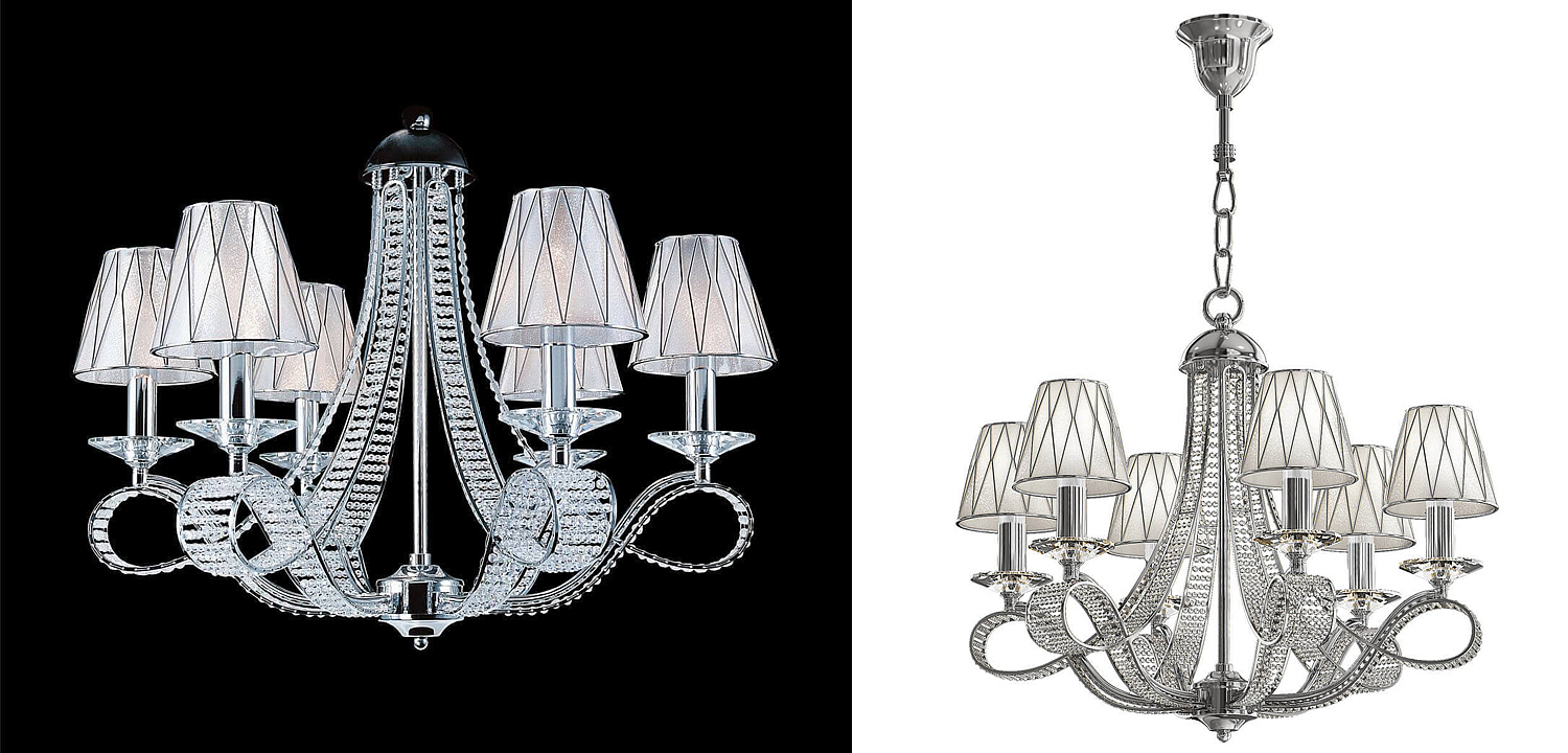 Люстра Franseza Chandelier chrome 67 Люстра Franseza Chandelier chrome 67 - Loft-Concept в Саратове