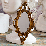 Зеркало настенное в ажурной раме бронзового цвета Classic Ornament Mirror варинант исполнения - 3 | Loft Concept в Саратове