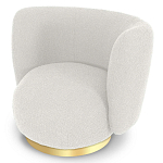Кресло с обивкой букле Ambrose Boucle Armchair варинант исполнения - 7 | Loft Concept в Саратове