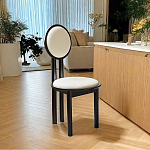 Дизайнерский стул из массива дерева с круглой спинкой Infinitude варинант исполнения - 1 | Loft Concept в Саратове