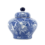 Ваза с крышкой в китайском стиле Гранатовое дерево Blooming Pomegranate варинант исполнения - 8 | Loft Concept в Саратове