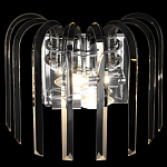 Бра цвета никель с изогнутыми хрустальными элементами Radiant Ribbons варинант исполнения - 3 | Loft Concept в Саратове