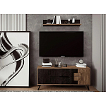 Полка навесная открытая Stone Effect варинант исполнения - 2 | Loft Concept в Саратове