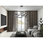 Люстра подвесная светодиодная в виде волнообразной ленты Ribbon Vortex варинант исполнения - 13 | Loft Concept в Саратове