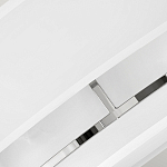 Потолочный светильник с двухслойным белым текстильным абажуром Hinkley варинант исполнения - 12 | Loft Concept в Саратове