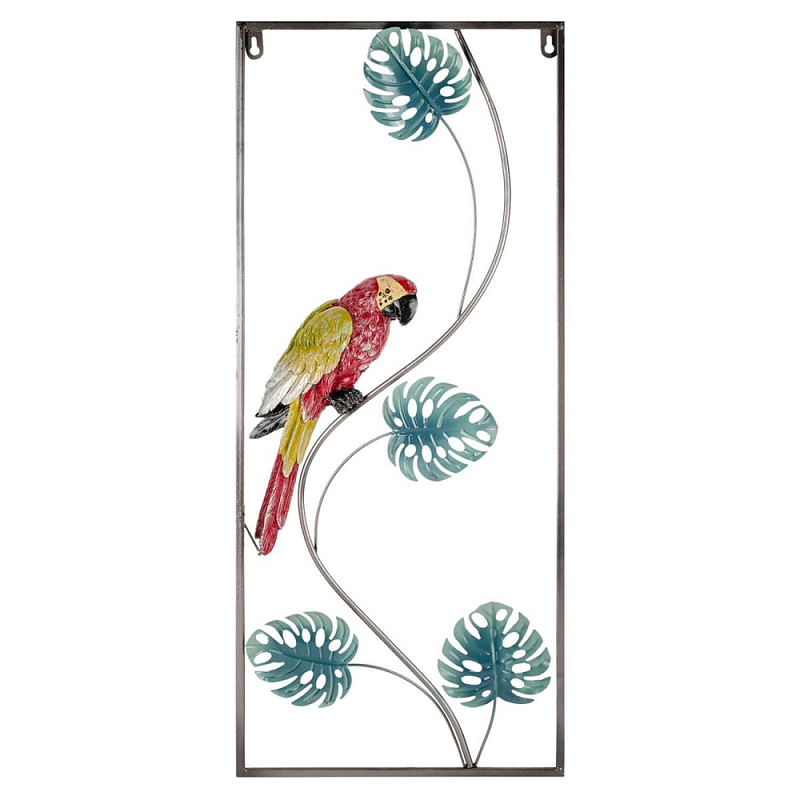 Аксессуар настенный из металла Blank Space Parrot Мульти в Саратове | Loft Concept 