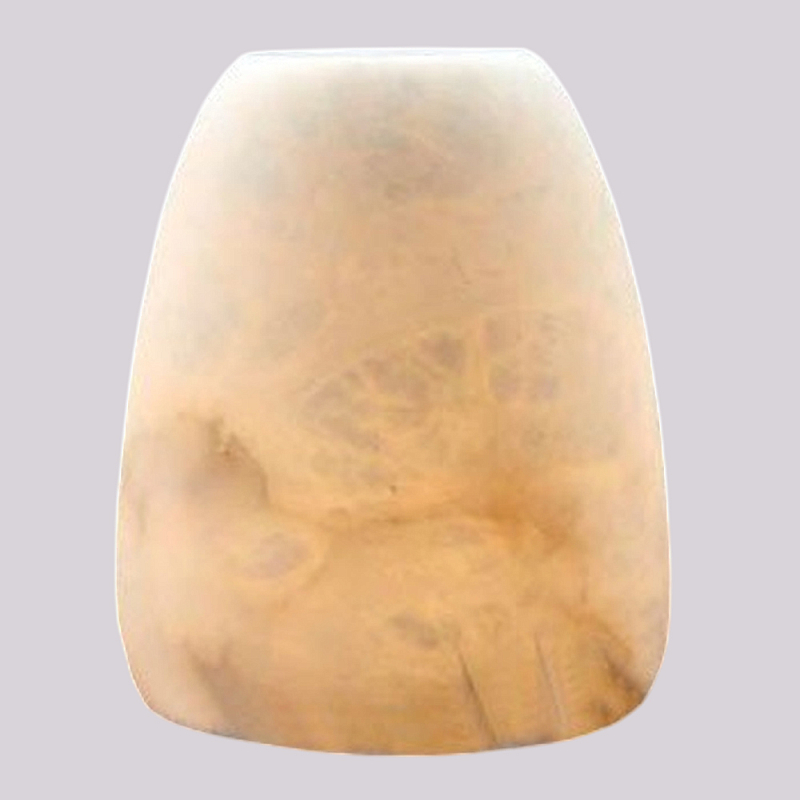 Настольная лампа в форметрапеции из натурального камня Soft Glow of Stone Латунь Белый Настольная лампа в форметрапеции из натурального камня Soft Glow of Stone Латунь Белый в Саратове | Loft Concept