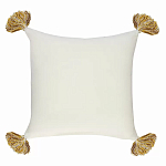 Чехол на подушку с кисточками и вышивкой птиц Ethnic mix Birds Square варинант исполнения - 4 | Loft Concept в Саратове