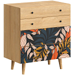 Комод с принтом на ящиках Elise Chest of Drawers варинант исполнения - 2 | Loft Concept в Саратове