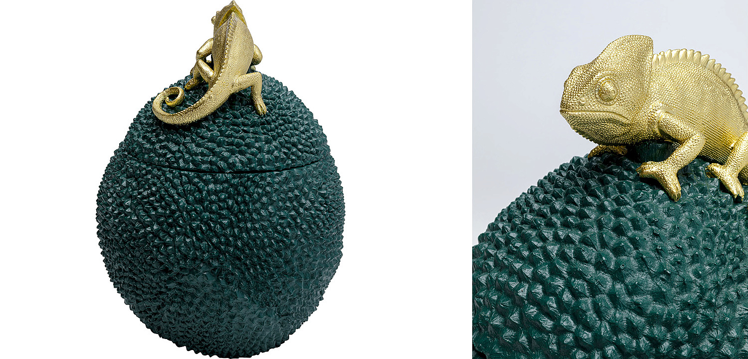 Шкатулка Lizard on tropical fruit Шкатулка Lizard on tropical fruit - Loft-Concept в Саратове