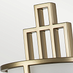 Бра с геометрическим каркасом и матовым белым цилиндрическим плафоном Feiss варинант исполнения - 5 | Loft Concept в Саратове