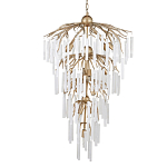 Люстра многоярусная с трубчатыми подвесками Dripping Crystals варинант исполнения - 3 | Loft Concept в Саратове