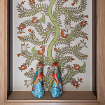 Обои с вышивкой ручной работы Fyodor Original colourway on linen варинант исполнения - 1 | Loft Concept в Саратове