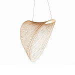 Подвесной светильник фигурный из деревянных прутьев Ecofriendly Light Source варинант исполнения - 2 | Loft Concept в Саратове