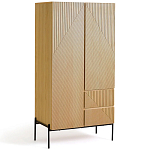 Шкаф с геометрическим рисунком на дверцах Anders Light Wood варинант исполнения - 2 | Loft Concept в Саратове