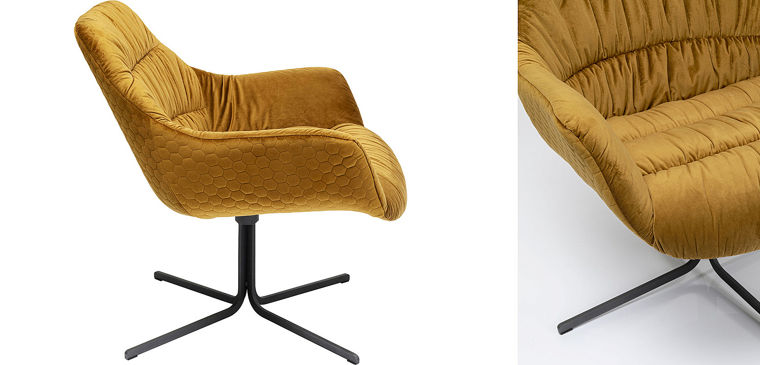 Кресло вращающееся Yellow Honeycomb - Loft-Concept в Саратове