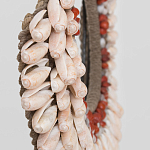 Этническое ожерелье из ракушек и бус Aboriginal Ethnic Necklace Beige Red варинант исполнения - 2 | Loft Concept в Саратове