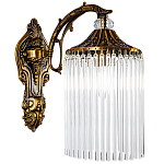 Бра с плафоном с виде трубчатых хрустальных подвесок Cadice Wall Lamp варинант исполнения - 1 | Loft Concept в Саратове