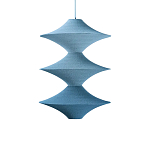 Подвесной вязаный голубой светильник «Звезда Востока 03» варинант исполнения - 2 | Loft Concept в Саратове