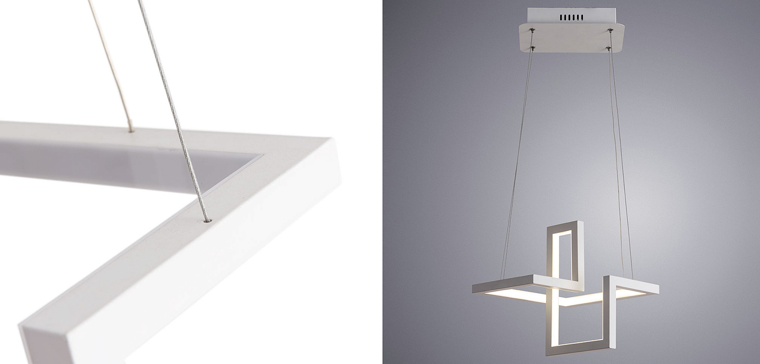 Люстра Esther Geometric White Chandelier III Люстра Esther Geometric White Chandelier III - Loft-Concept в Саратове